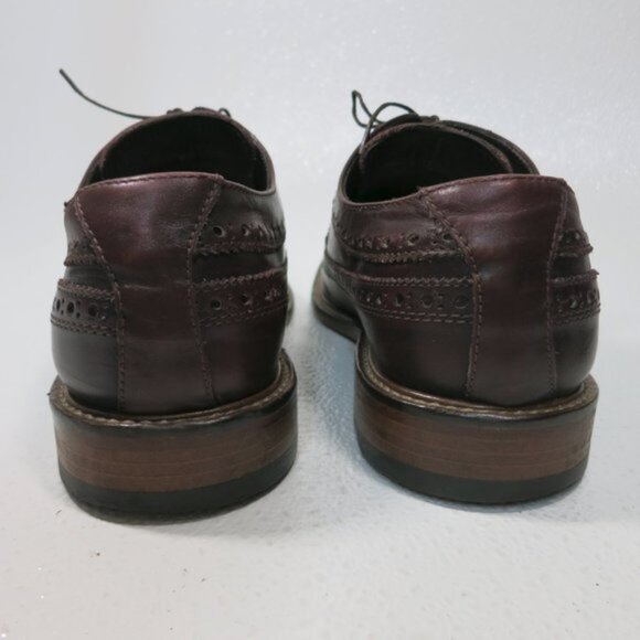 Bugatchi Long Wingtip Leather Dress Brogue Oxfords Men's Footwear Shoes 12 - Picture 3 of 7